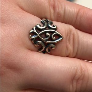 Janes Avery ichthus ring.